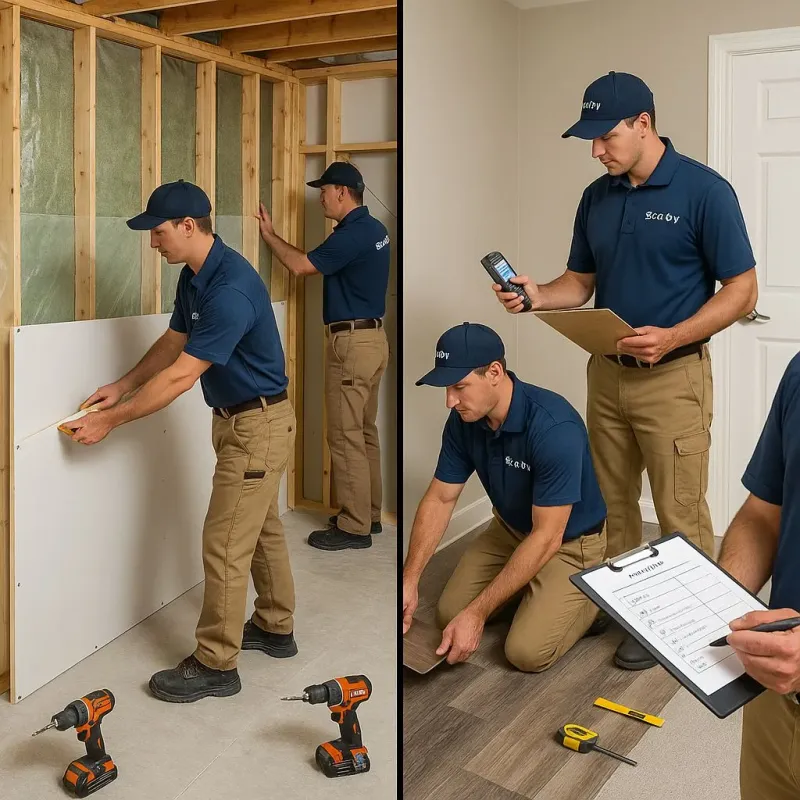 Repairs and Reconstruction process in Garza County, TX